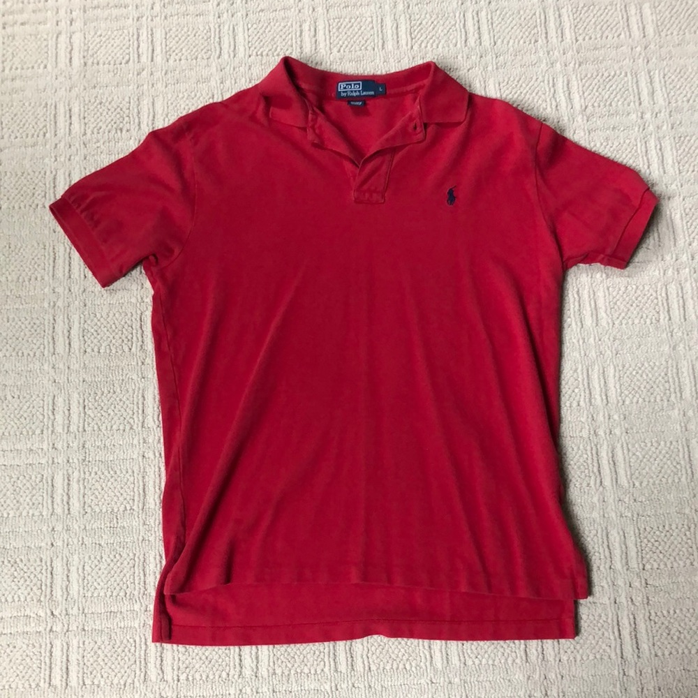 Old school red polo by Ralph Lauren